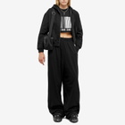 Vetements Women's Tonal Baggy Logo Jersey Sweat Pant in Black