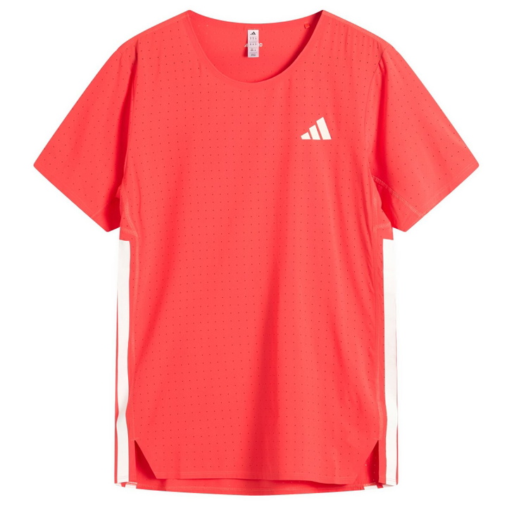 Photo: Adidas Running Men's Adidas Adizero Running T-Shirt in Red