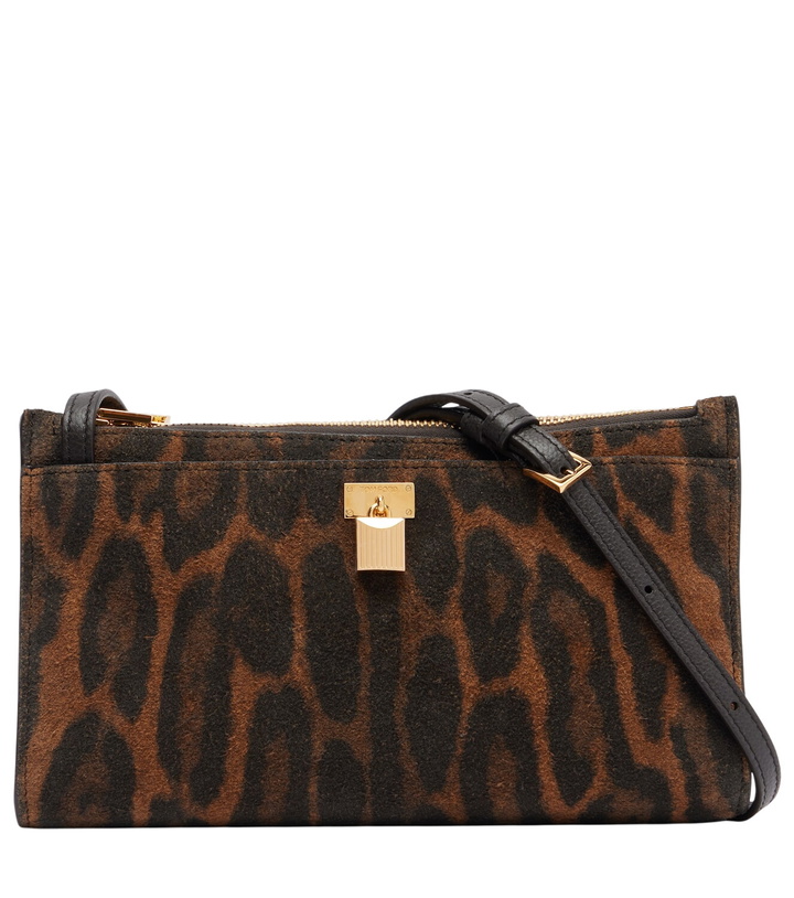 Photo: Tom Ford Padlock leopard-print suede crossbody bag