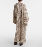 The Attico Leopard-print cotton beach cover-up