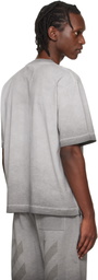 Off-White Gray Laundry Skate Logo T-shirt