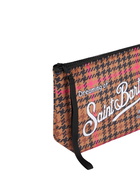 MC2 Saint Barth Aline Wooly Pochette With Pied De Poule Print