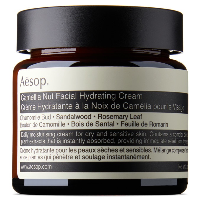 Photo: Aesop Camellia Nut Facial Hydrating Cream, 60 mL