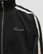 Rough. Crest Mesh Jacket Black Track Jackets