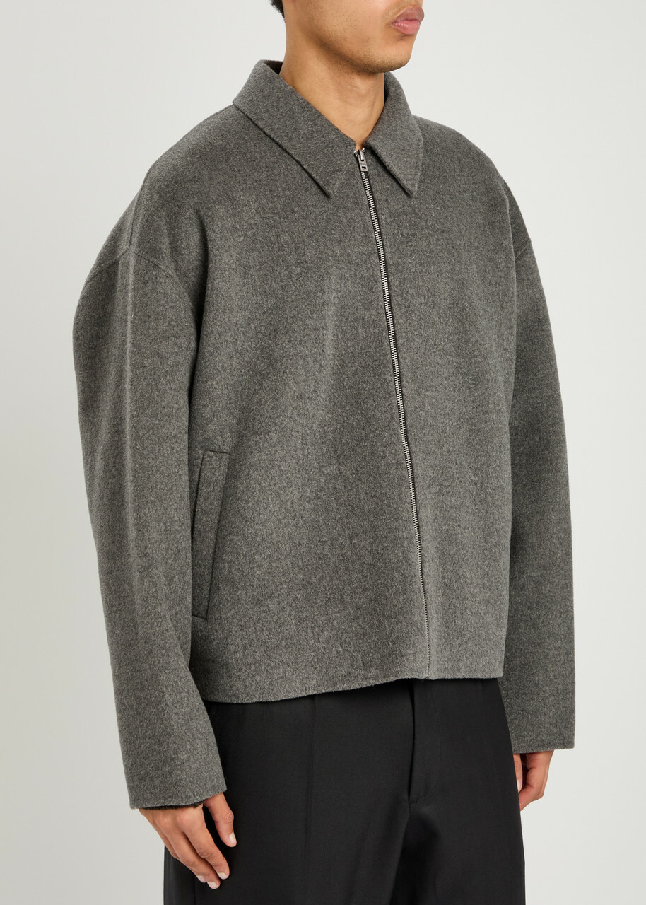 Acne Studios Wool Jacket Grey Acne Studios