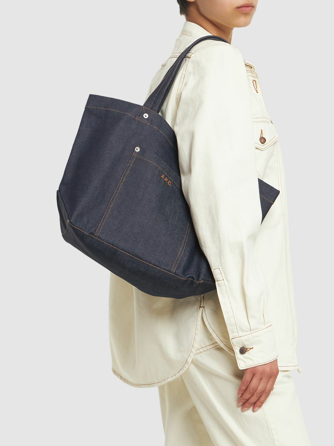 A.P.C トートバッグ デニム キャンバス ベージュ Thais resize_c.php?image=