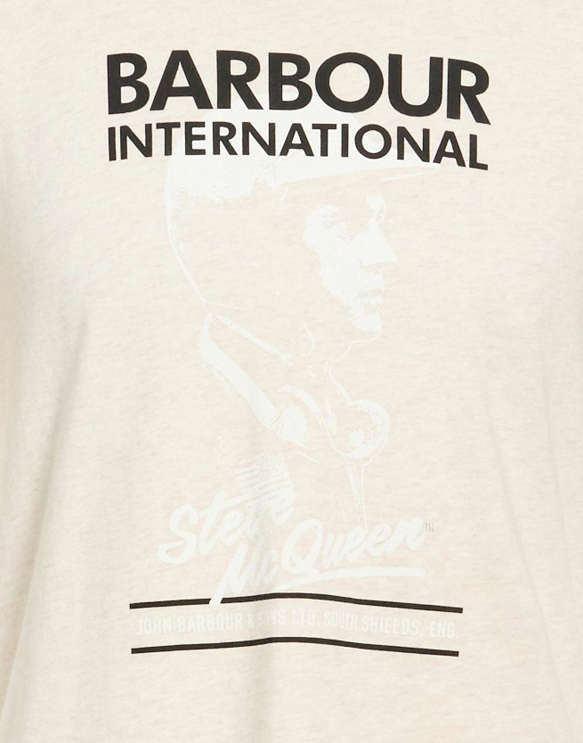 Barbour Mens T-shirt in Beige