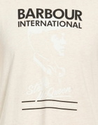 Barbour Mens T-shirt in Beige