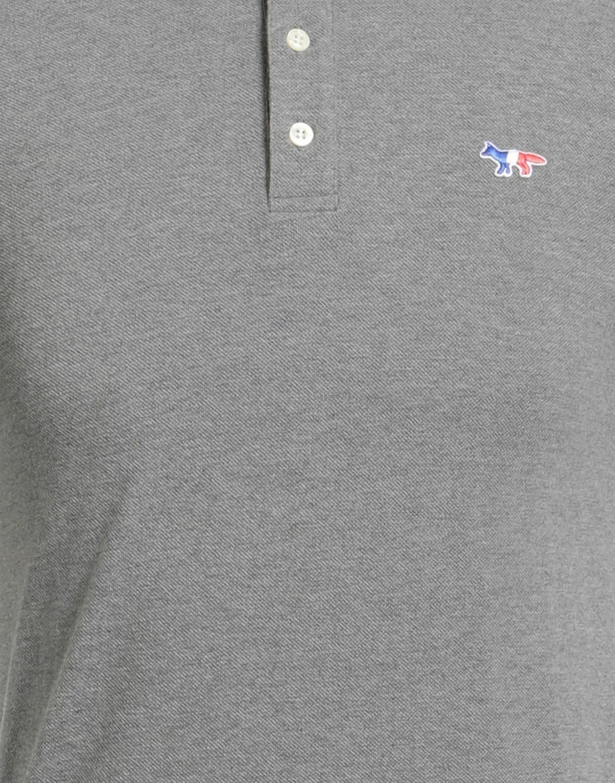 Maison Kitsuné Mens Polo shirt in Grey