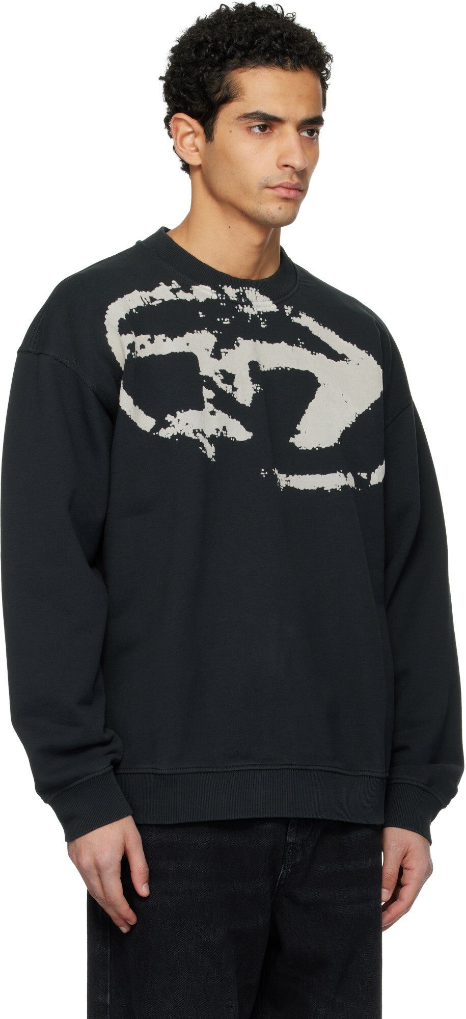 Diesel Black S-Boxt-N5 Sweatshirt