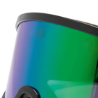 Moncler Eyewear Ski Goggles in Shiny Black/Blue Mirror