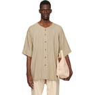 colbo Beige Baseball Shirt