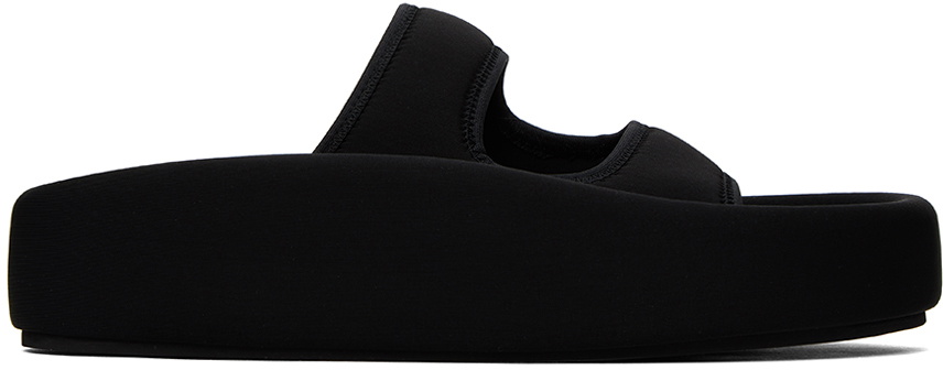MM6 Maison Margiela Black Après Ski Slippers MM6 Maison Margiela