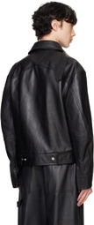 Bottega Veneta Black Natural Calf Leather Jacket