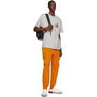 Burberry Orange Foster Square Lounge Pants