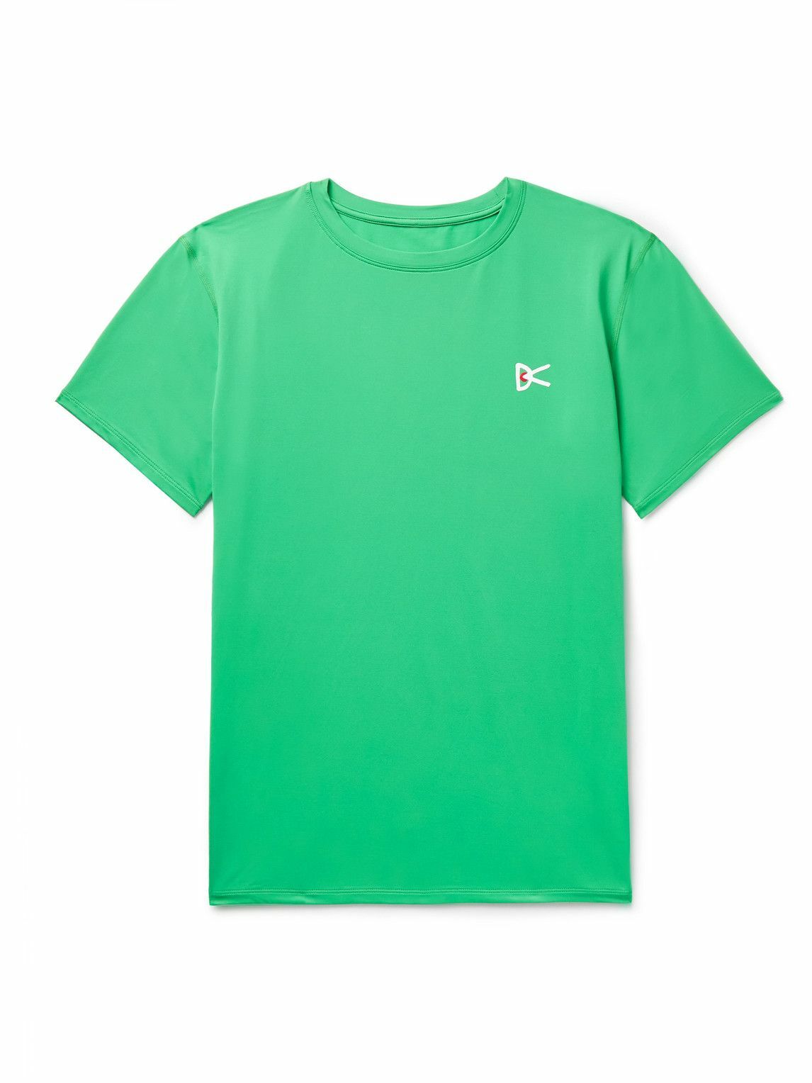 DISTRICT VISION - Deva Logo-Print Stretch-Jersey T-Shirt - Green