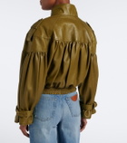 Chloé Cropped leather jacket