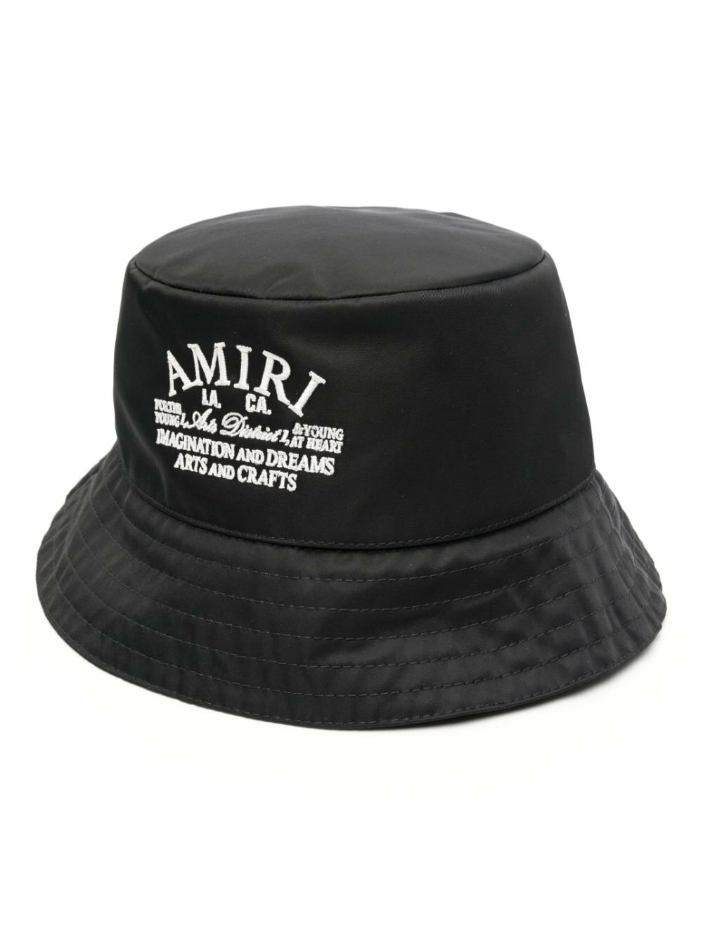 AMIRI Black Logo Embroidered Bucket Hat Amiri display picture 1
