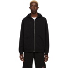 Givenchy Black Zipped Signature Hoodie