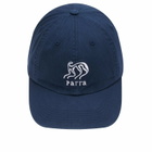 By Parra Men's Alien Head 6 Panel Hat in Midnight Blue 