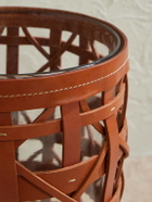 Ralph Lauren Home - Preston Large Woven Leather Hurricane