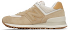 New Balance Brown & Tan 574 Sneakers