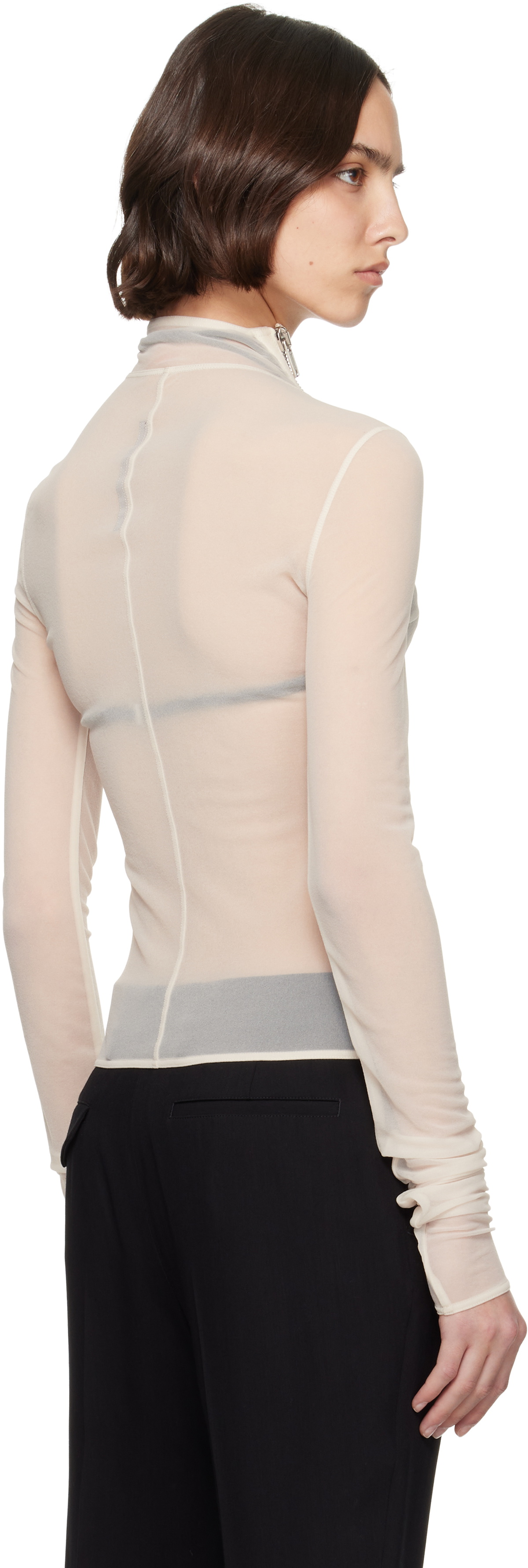Rick Owens Lilies White Hollywood Gary Jacket