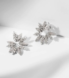 Yeprem Y-Couture 18kt white gold clip-on earrings with diamonds