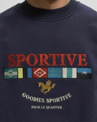 Goodies Sportive LEGACY FLAGS CREWNECK Blue Mens Sweatshirt