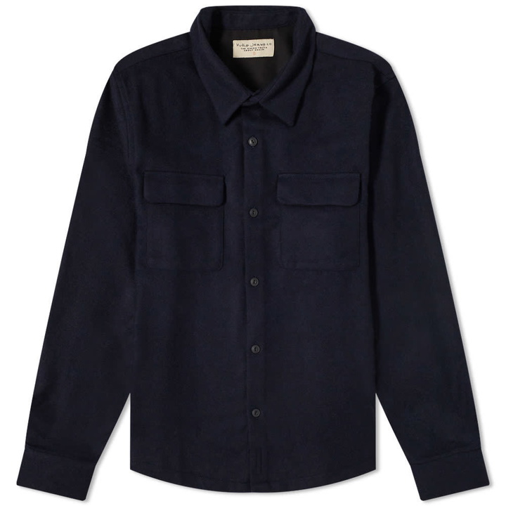 Photo: Nudie Sten Wool Overshirt