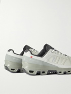 ON - Cloudventure Rubber-Trimmed Mesh Running Sneakers - Gray