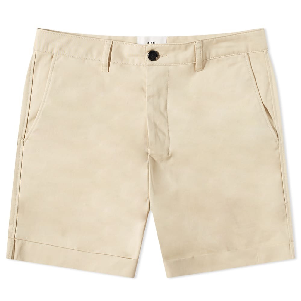 AMI Men's Chino Shorts in Vanilla AMI