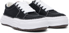 Maison MIHARA YASUHIRO Black 'Eric' OG Sole Canvas Low-Top Sneakers