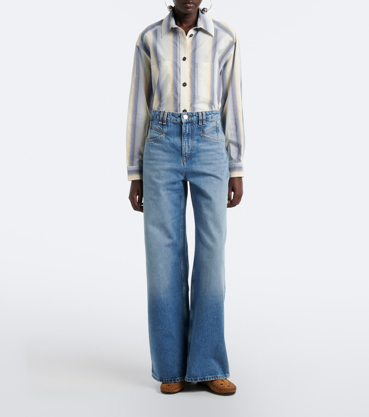 Isabel Marant Lemony wide-leg jeans