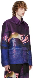 Valentino Purple Water Nights Shirt