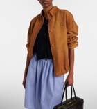 Miu Miu Suede blouson jacket