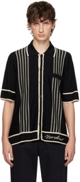 Moschino Black Intarsia Shirt