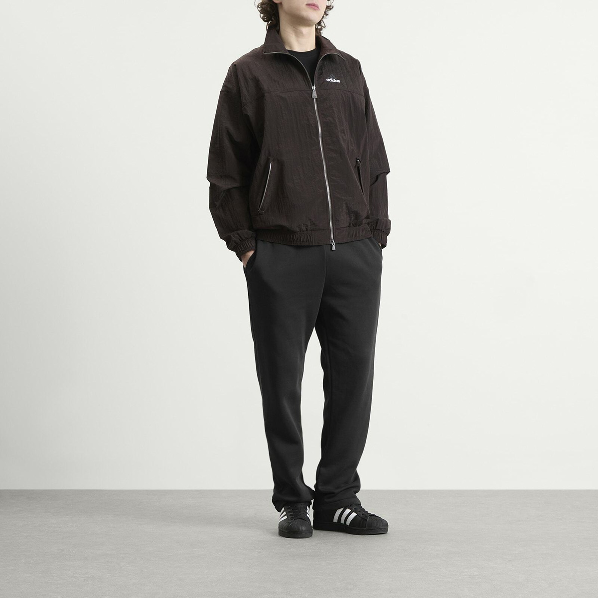 Adidas Men's EQT Iridescent Track Top in Aurora Coffee