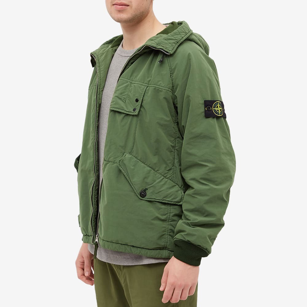 stone island david light tc parka olive