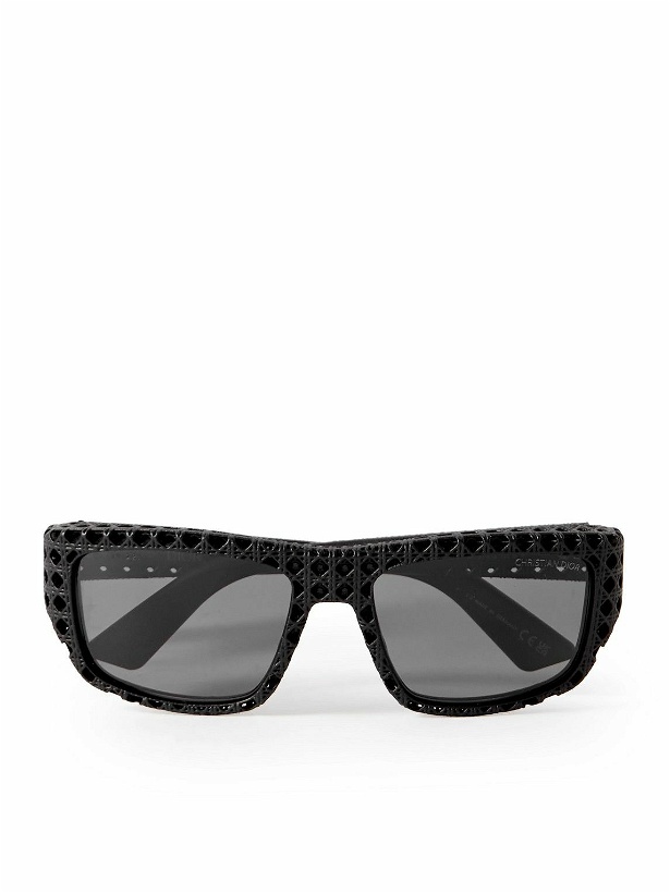 Photo: Dior Eyewear - Dior3D S1I Square-Frame Textured-Acetate Sunglasses