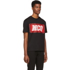 McQ Alexander McQueen Black Varsity Badge T-Shirt