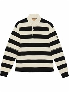 GUCCI - Striped Cotton Polo Shirt