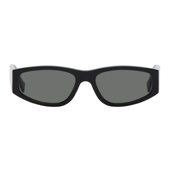 Photo: RETROSUPERFUTURE Black Neema Rectangle Sunglasses