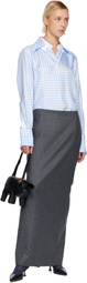 Thom Browne Black Pig Baguette Bag