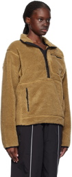 The North Face Tan Extreme Pile Sweatshirt