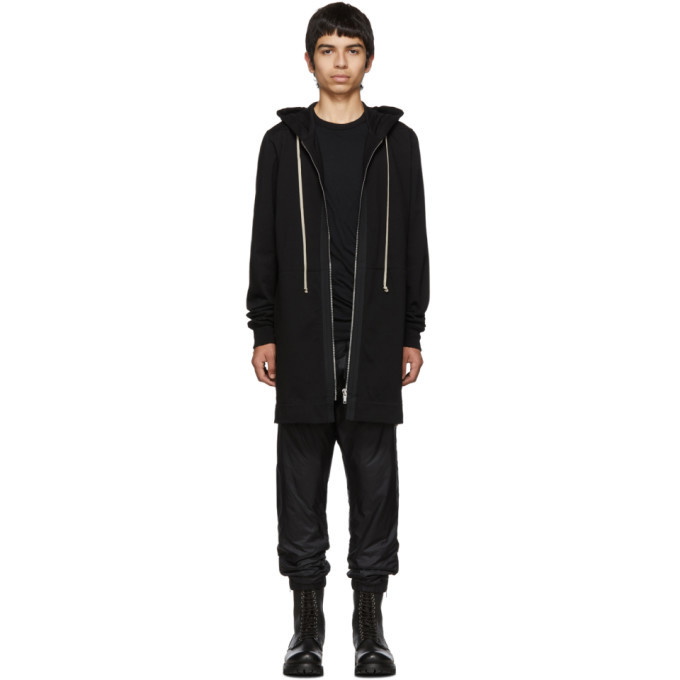 Photo: Rick Owens Black Zip Front Hoodie