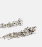 Isabel Marant Freya embellished clip-on drop earrings