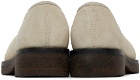 Lemaire Off-White Piped Slippers