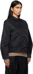 ADER error Black Significant TRS Tag Jacket