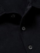 De Petrillo - Cotton-Piqué Polo Shirt - Blue